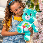 Care Bears 14" Medium Plush - I Turquoise Plushie for Ages 4+ – Stuffed Animal, Super Soft and Cuddly – Good for Girls and Boys, Employees, Collectors, Great Valentines Day Gift for Kids