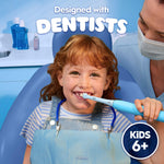 Oral-B iO Kids Limited Rechargeable Electric Powered Toothbrush, Stitch - Automatic Pressure Sensor - 3 Cleaning Settings - Music Timer - 28 Day Battery Life - Travel Case