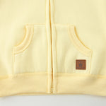 Cute Hooded Baby Jacket with Zipper Adorable Cartoon Bear Ears Good Gift to Your Baby Girl Boy 3-6M Yellow Coat