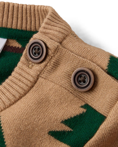 Gymboree,Boys,and Toddler Long Sleeve Crew Neck Pullover Sweater,Chipmunk Trees,6