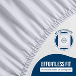 Utopia Bedding Waterproof Mattress Protector Queen Size, Premium Terry Mattress Cover 200 GSM, Breathable, Fitted Style with Stretchable Pockets (White)