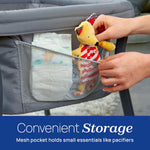 Chicco LullaGo Anywhere Portable Bassinet, Lightweight, Space-Saving with Waterproof Mattress and Fitted Sheet, Travel-Friendly, Includes Carry Bag | Lyric/Beige