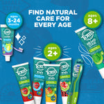 Tom's of Maine Toddler Fluoride Free Toothpaste, Mild Fruit, 3 Pack, 1.75oz