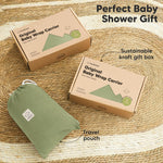 KeaBabies Baby Wrap Carrier - All in 1 Original Baby Carrier Newborn to Toddler Sling, Easy to Wear, Hands Free Bonding, Lightweight, Breathable Infant Wraps (Dusty Olive)