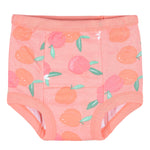 Gerber Baby Girls Infant Toddler 4 Pack Potty Training Pants Underwear Peach and Yellow 2T