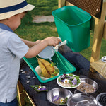 Hape Outdoor Kitchen | Mud Kitchen Wooden Toy Playset with Accessories, for Children Ages 3+ Years