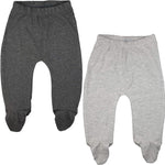123 Bear Baby Soft Cotton Spandex Pants with Feet