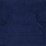 Gerber Baby Toddler Hooded Kangaroo Pocket Terry Cover Up, Navy, 4T
