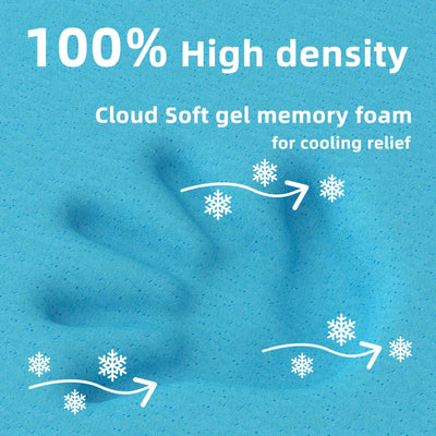 Moonlightfamily 2"x27.5"x52" Mattress Topper, 27.5" Wx52 L Size with Super Soft Water-Resistant, Detachable & Machine Washable Cover, CertiPUR-US Certified Gel-Infused Memory Foam Pad, Pure White