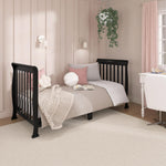 Dream On Me Violet 7 in 1 Convertible Life Style Crib in Black, Greenguard Gold Certified 58x29x39 Inch (Pack of 1)