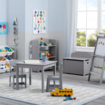 Delta Children MySize Deluxe Toy Box, Grey