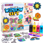 Made By Me Create Your Own Window Art, Paint Your Own Suncatchers, DIY Arts & Crafts Idea, Craft Kits for Kids, Crafts for Kids & Toddlers, Toddler Arts and Crafts