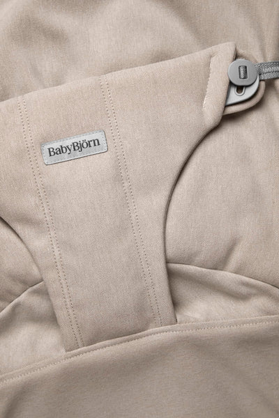 BabyBjörn Bouncer Bliss, Woven Mélange, Light Beige | 2-in-1 Adjustable Baby Bouncer Seat and Toddler Chair, Newborn to Toddler (8-29 lbs), 4 Positions, Lightweight & Portable