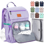PILLANI Baby Diaper Bag Backpack - Large Bag for Boys & Girls, Waterproof Diaper Backpack - Travel Diaper Bags w/Changing Pad, Baby Registry Search & Shower Gifts - Essentials Must Haves Newborn Stuff