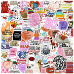 Eoaod 100 PCS Book Stickers for Kindle, Smutty Bookish Sticker Pack for Adult Readers, Cute Vinyl Decals for Laptop, Water Bottles, Journal, Ebook Book Lovers, Waterproof & Durable, Booktok, Romance