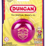 Duncan Toys Imperial Yo-Yo, Beginner Yo-Yo with String, Steel Axle and Plastic Body, Fuschia