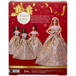 Barbie Holiday Barbie Blonde Signature Black Pretend Doll House Pretend Play 6 Years and Up Gold JBH95