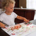 Veggie Baby Vegan Finger Paints for Toddlers, Organic Baby Safe Coloring, Play, Made in USA (5 Colors)