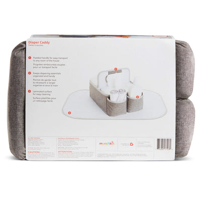 Munchkin® Portable Diaper Caddy Organizer, Grey