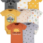 Gerber Baby 8-Pack Short Sleeve Onesie Bodysuits