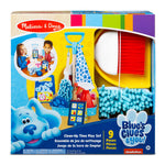 Melissa & Doug Blue's Clues & You Clean-Up Time Play Set Toddler Toy Cleaning Set, Broom and Mop for Kids Ages 3+