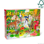Melissa & Doug Rainforest Floor Puzzle, 48 pc Jumbo Jigsaw Puzzle, Educational Screen Free Activity for Toddler, Preschoolers and Kids Ages 3+ (2 x 3 Feet) - FSC Certified