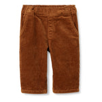 Amazon Essentials x Sofia Grainge Baby Boys' Pull On Corduroy Pants, Caramel, 18 Months