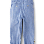 Gymboree,and Toddler Drawstring Linen Pants,Boy That's Blue,18-24 Months