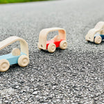 PlanToys® Vroom Truck Wooden Push Toy for Toddlers | Eco-Friendly Toddler Push Car for Indoor Play | Montessori Fine Motor Learning Toys for Kids