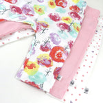 HonestBaby Baby Infant Organic Cotton Cuff-Less Harem Pants Multi-Pack, 6-9 Months