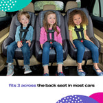 Cosco Mighty Fit 65 DX Convertible Car Seat, Heather Onyx