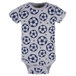 Gerber Baby Boys 5-Pack Short Sleeve Variety Onesies Bodysuits Sports Blue 6-9 Months