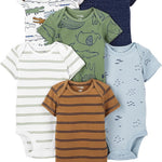 Simple Joys by Carter's Baby Boys' 6-Pack Short-Sleeve Bodysuit