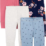 Simple Joys by Carter's Baby Girls' 4-Pack Pants