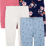 Simple Joys by Carter's Baby Girls' 4-Pack Pants