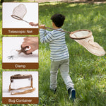 ROBUD Bug Catcher for Kids, Bug Catcher Kit with Bag Kit, Outdoor Exploration Set for Camping, Montessroi Toy for Kids Coming Closer to Nature，WRP07