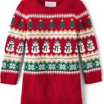 The Children's Place Baby and Toddler Girls' Long Sleeve Sweater Dress