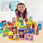 Learning Resources A to Z Alphabet Groceries - 31 Pieces, Ages 3+, Pretend Play Food for Toddlers, Preschool Kitchen for Kids, Supermarket Play Toys, Letter Recognition