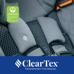 Chicco MyFit Air ClearTex 2-in1 Harness Booster Car Seat, 5-Point Harness Car Seat and High Back Booster, for Children 26.5-100 lbs, Nova/Black