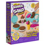 Kinetic Sand Scents, Ice Cream Treats Playset with 3 Colors Scented Play Sand & 6 Tools, Sensory Toys for Kids Ages 3 and up