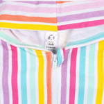 Gerber Baby Girls Toddler Zipper Hoodie Terry Swimsuit Swimwear Cover Up, Rainbow, 0-3 Months US
