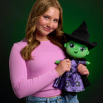 WICKED Universal Small 14-inch Plush Elphaba Doll, Amazon Exclusive, Toy for Fans, Collectors, Teens, Girls, Kids, Ages 3 and Up
