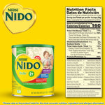 Nestlé NIDO Kinder Toddler Milk Beverage Powder Mix, 2 + Years, 23 Servings per Container, 28.2oz