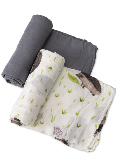 Little Unicorn Deluxe Muslin Swaddle Blanket | Rayon Made from Bamboo | 47" x 47" | Unisex