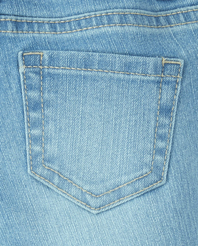 The Children's Place girls And Toddler Super Skinny Jeans, Light Jay Blue Wash Single, 12-18 Months US
