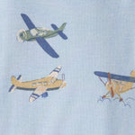 Carter's Boy PurelySoft 1-Piece Pajamas, Blue Vintage Plane, 3T