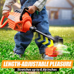 Toddler Weed Trimmer: Electronic Modern Play Tool Designed for Little Hands Gardening Toy with Lights and Sounds, Easter Basket Stuffers, Birthday Party Favors, Birthday Gifts for Kids Age 3 4 5+