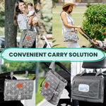 Portable Changing Pad for Baby Shower Gifts & New Mom Gifts, Travel Diaper Changing Pad for Newborn, Large Waterproof Baby Changing Mat, Foldable & Detachable Diaper Changing Station by Pillani