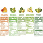 Happy Baby Organics Stage 2 Baby Food Pouches, Gluten Free, Vegan & Healthy Snack, Clearly Crafted Fruit & Veggie Puree, Fruit & Veggie Variety Pack, 4 Ounces (Pack of 10), Amazon Exclusive