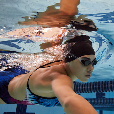 TYR Latex Swim Cap for Men and Women, Recreational Swimming Hat, Lightweight Hair Protection and Drag Reduction